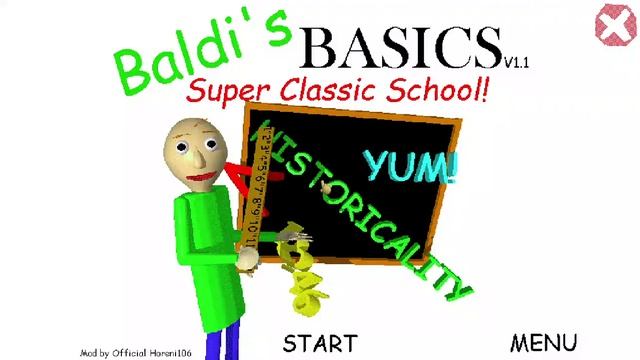 Baldi's Basics Classic 2021 смотреть онлайн
