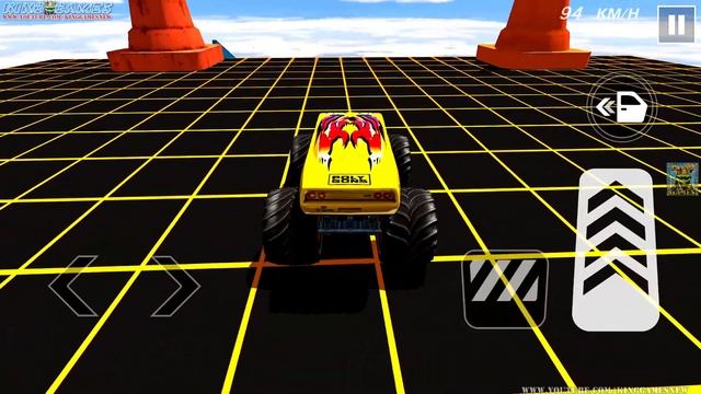 Monster Truck Stunt Racing - Extreme GT Car Mega Ramp Impossible Driver - Android GamePlay #4 смотреть онлайн