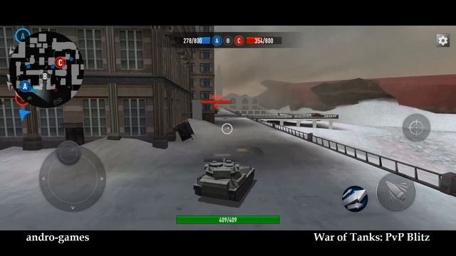 War of Tanks: PvP Blitz (by Azur Interactive Games Limited) - shooter for Android and iOS - gamepla смотреть онлайн