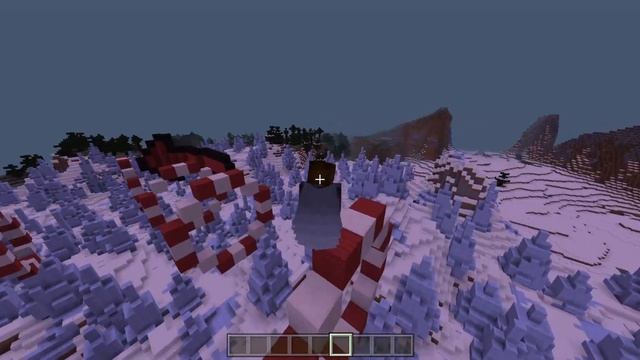 Minecraft Windows 10 Edition christmas Elytra flying смотреть онлайн