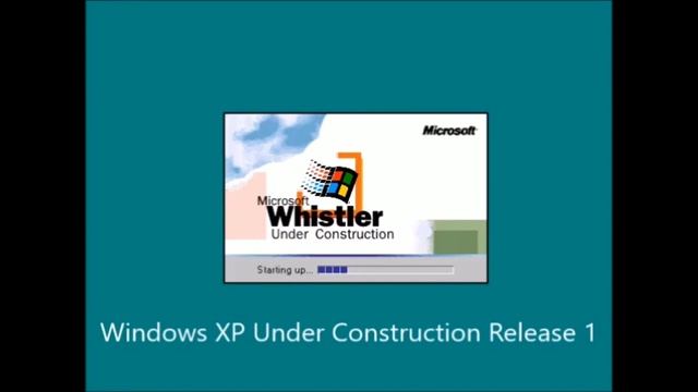 Windows Whistler Under Construction Startup Shutdown Sound - Windows XP Under Construction Release смотреть онлайн