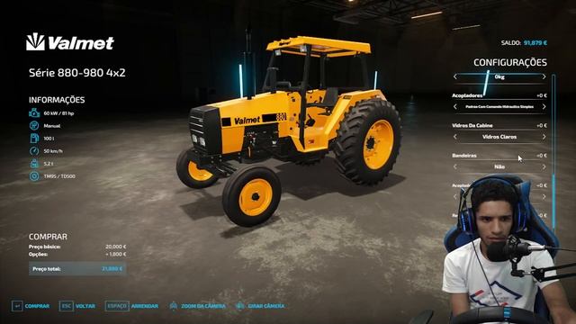 #2 Segundo episodio da serie no farming simulator 22, joguei fertilizante no campo com o valmet смотреть онлайн
