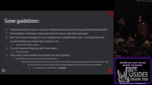 Track 1 06 Quantify your hunt not your parents red teaming Devon Kerr смотреть онлайн