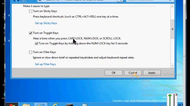How to use Toggle Keys in Microsoft Windows Server 2012 смотреть онлайн
