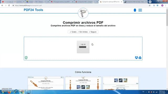 Cómo Reducir el Peso de un Archivo PDF Sin Programas смотреть онлайн
