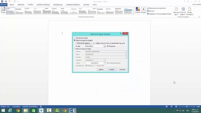 Insertar Marca de Agua word 2013 смотреть онлайн