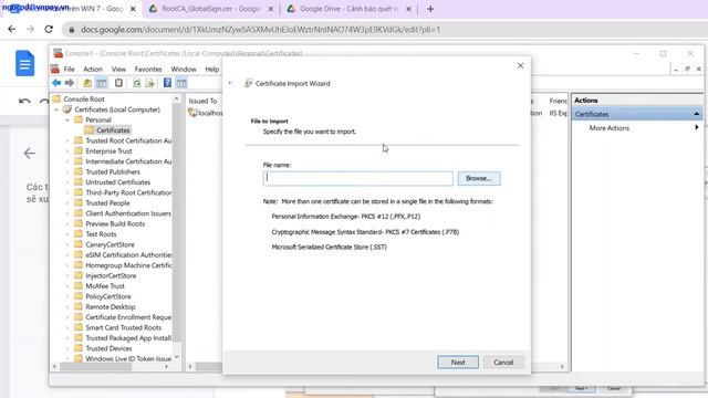 update centificate trên WIN 7 + win XP смотреть онлайн