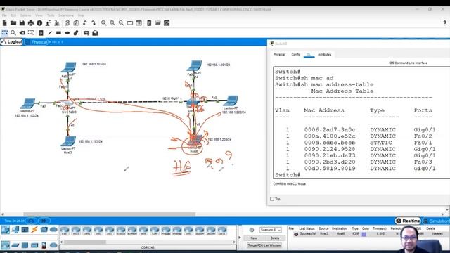 CCNA Certification and Training Cisco LAB 2 BASIC CONFIGURING CISCO SWITCH смотреть онлайн