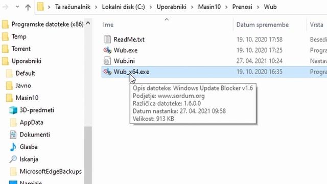 Kako onemogočiti Windows posodobitve s Windows Update Blocker [12.06.2021] [Slovenski] смотреть онлайн