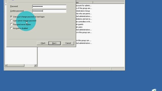 Creating user accounts on win2003 server смотреть онлайн