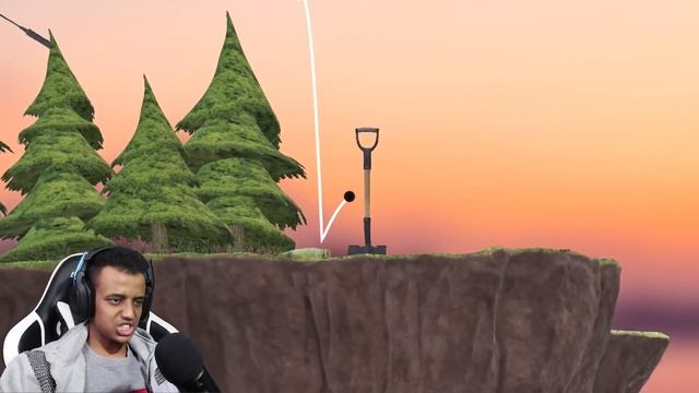 هذي لعبة تسبب الإنتحار؟💀|Golfing Over It смотреть онлайн