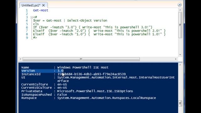 Use Get-Host to find your version of Powershell! смотреть онлайн