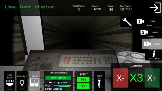 AG Subway Simulator - Blue Line - Android Gameplay смотреть онлайн