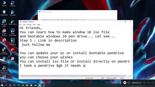 How to install windows 10 in pendrive |Harry Max| смотреть онлайн