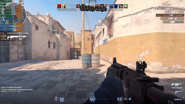 Counter Strike 2 | GTX 1070 8GB + i3 10100f | 1080p All settings / GPU AND CPU TEST смотреть онлайн