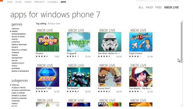 Windows phone 7 apps смотреть онлайн