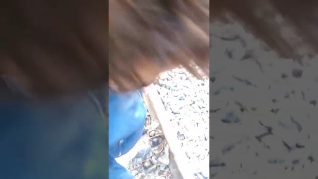 Mira como quedó la vía por el tornillo. 😱 смотреть онлайн