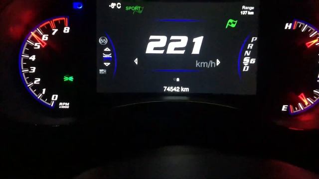 Jeep Grand Cherokee SRT 0-250 km/h acceleration STOCK смотреть онлайн