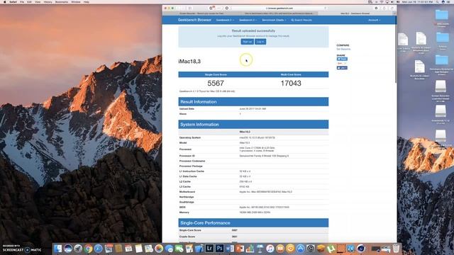 27" iMac 5k 2017 Performance tests Review | GPU and CPU and FLASH DRIVE SPEED TEST смотреть онлайн