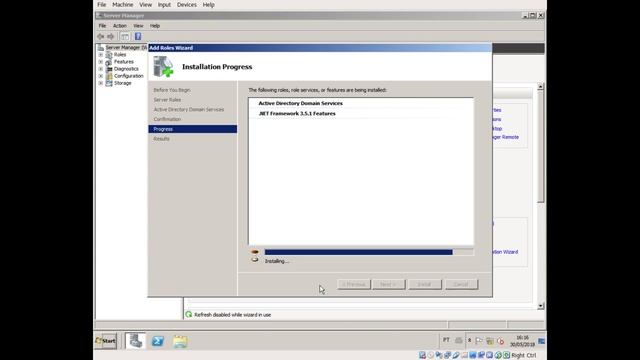 Instalação Active Directory Windows Server 2008 R2 смотреть онлайн