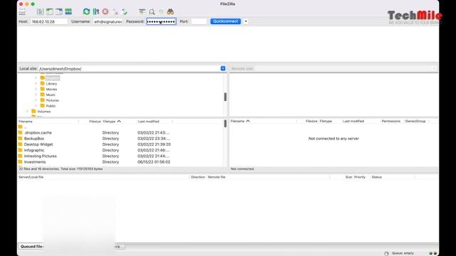 How to connect FTP Server with FileZilla смотреть онлайн