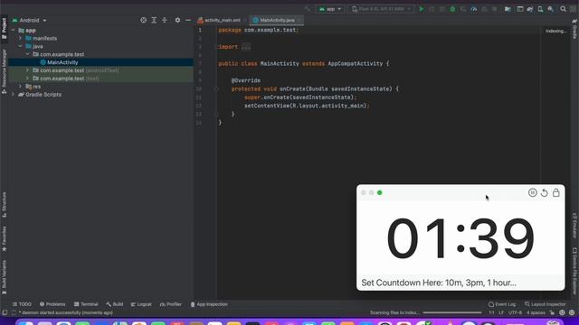 Android Studio Run test In Mac M1(base) смотреть онлайн
