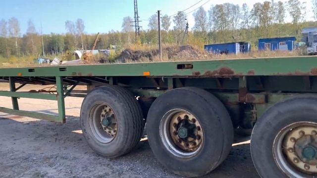 Раздвижная платформа - полуприцеп NOOTEBOOM 0-42 VV 1993г.в. смотреть онлайн