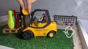 ПОГРУЗЧИК И КРАСНЫЙ ДЖИП | МАШИНКИ ДЛЯ МАЛЬЧИКОВ