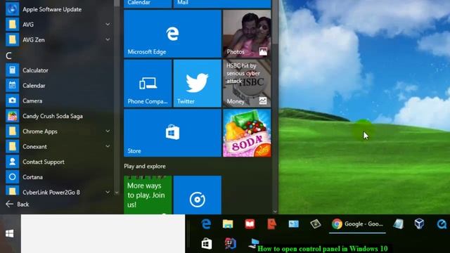 How to access control panel in Windows 10 смотреть онлайн