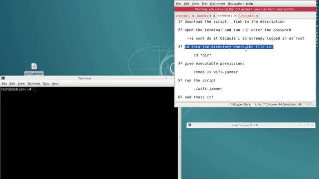 Wifi jamming with aircrack-ng смотреть онлайн