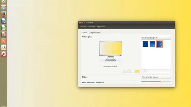 Tuto Ubuntu 14 - Changer l'image d'arrière plan смотреть онлайн