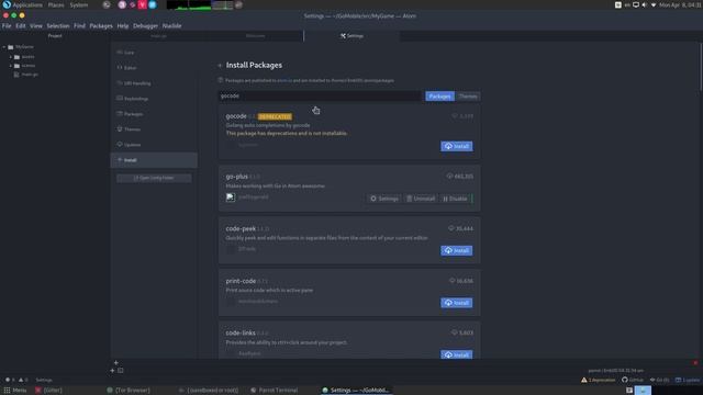 How to install packages on Atom Editor смотреть онлайн