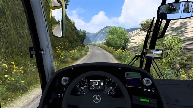 Dangerous Bus Route Ever to Drive - Euro Truck Simulator 2 | Thrustmaster T150 Pro смотреть онлайн
