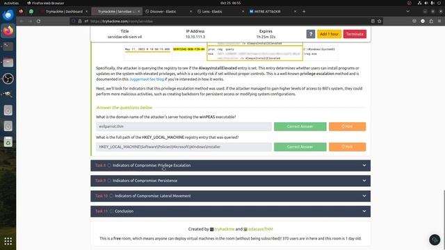 Servidae: Log Analysis in ELK - TryHackMe - смотреть онлайн