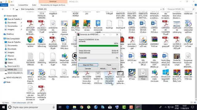COMO EXTRAIR A ISO DO WINDOWS 10 PARA O PENDRIVER USANDO O WINRAR ( metodo para torna-lo bootavel). смотреть онлайн