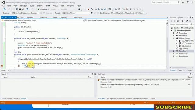 7. Mobile Shop Management System in C# - Phone Stock Back-End Coding смотреть онлайн