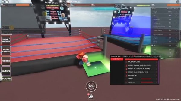 Untitled Boxing Game Script Hack GUI / INFINITE COINS, AUTOFARM