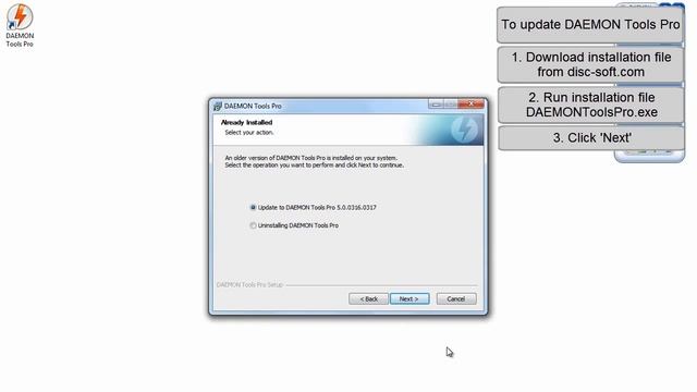 How to update DAEMON Tools Pro смотреть онлайн