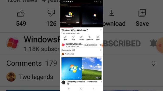 Windows XP vs Windows 7 смотреть онлайн