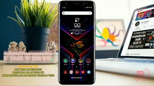 TEMA KEREN BIKIN TAMPILAN HP AUTO GANTENG ROG PHONE SIX🗿UNTUK SEMUA ANDROID🔥🔥🔥 смотреть онлайн