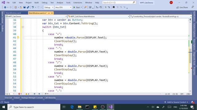 WPF Calculator pt 2 смотреть онлайн