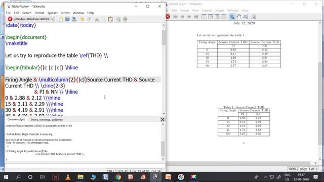 LaTeX 6 - Tables смотреть онлайн