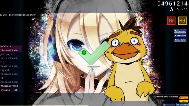 Scarlet Rose - Windows 7 Remix | Yoshifan (avrilloosing) | osu! | Chuki Algarra Gameplays смотреть онлайн