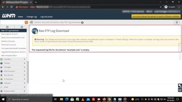 How to Download Raw FTP Log from WHM? | MilesWeb смотреть онлайн