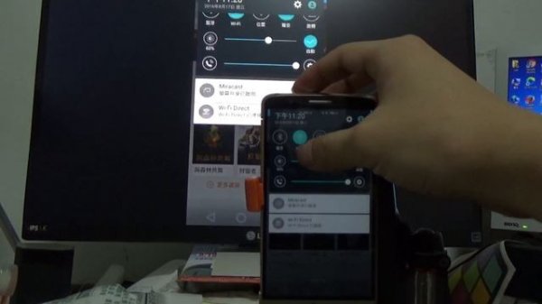 Android Miracast + Bluetooth sound  test