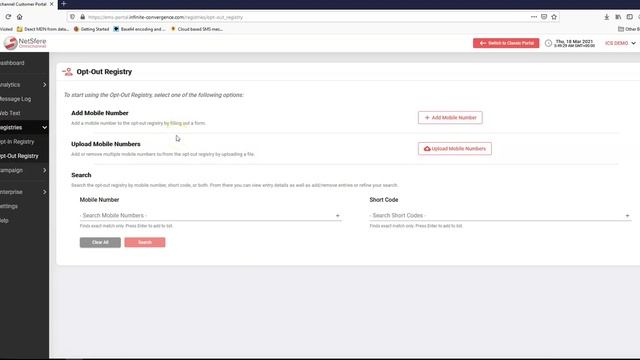 NetSfere Omnichannel Customer Portal Demo смотреть онлайн