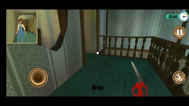 Spooky teacher Scary School Game _Gameplay (Android/iOS) смотреть онлайн