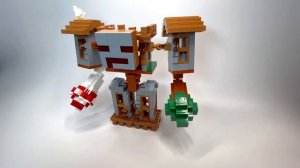 Китайский LEGO Minecraft удивляет... конструктор  2в1 «Деревня Голема»  LEGO аналог - 857 Деталей