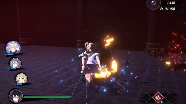 SAMURAI MAIDEN - PC gameplay - 3rd person hack and slash visual novel смотреть онлайн