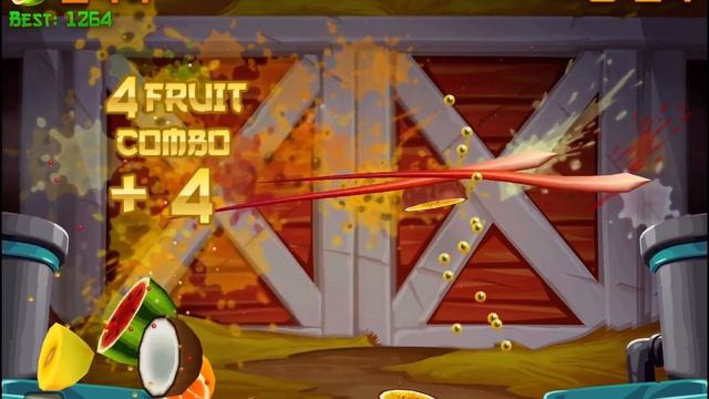 Fruit Ninja With Farm Dojo With Shiny Red Blade смотреть онлайн